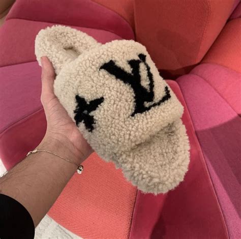 louis vuitton slippers prices|louis vuitton shearling slippers.